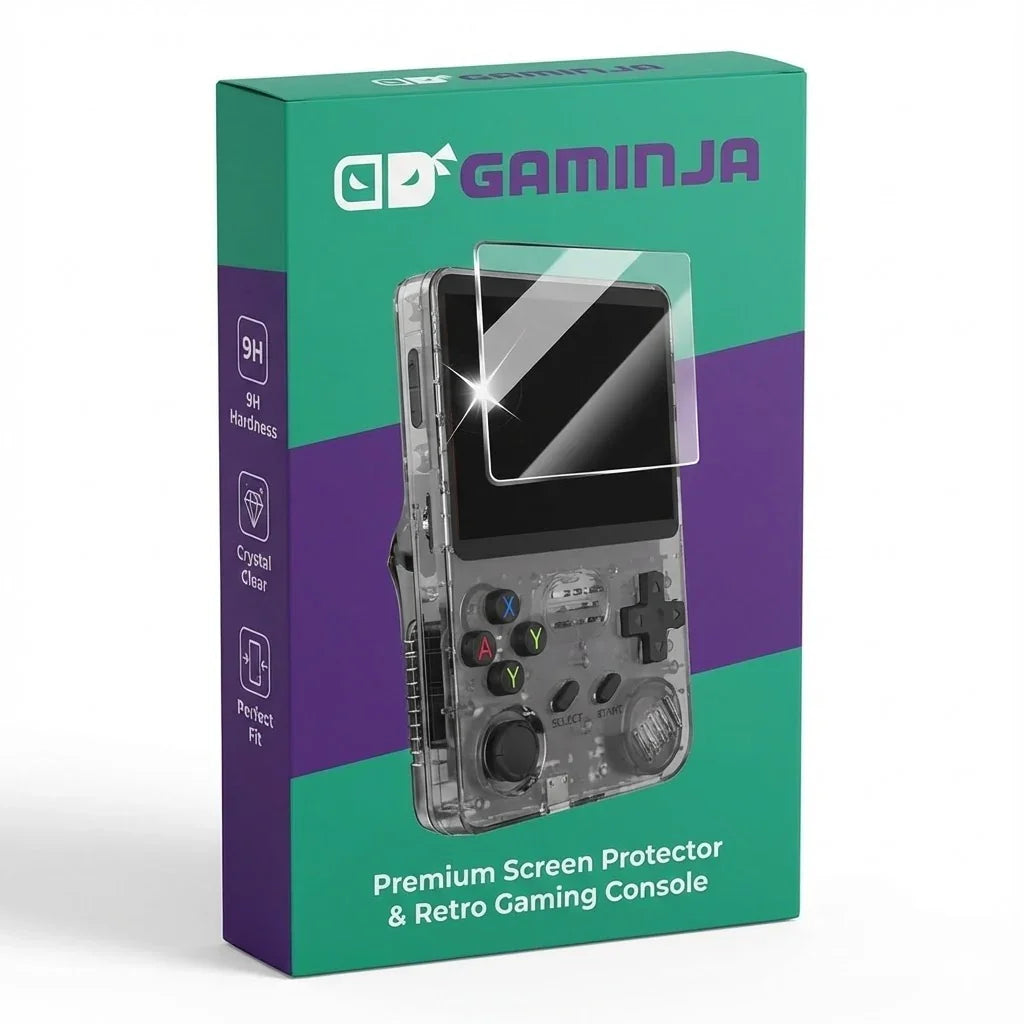 (3 Pack) Glass Screen Protector - GAMINJA RetroGame PRO